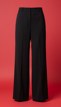 Pantalón ancho negro tinta